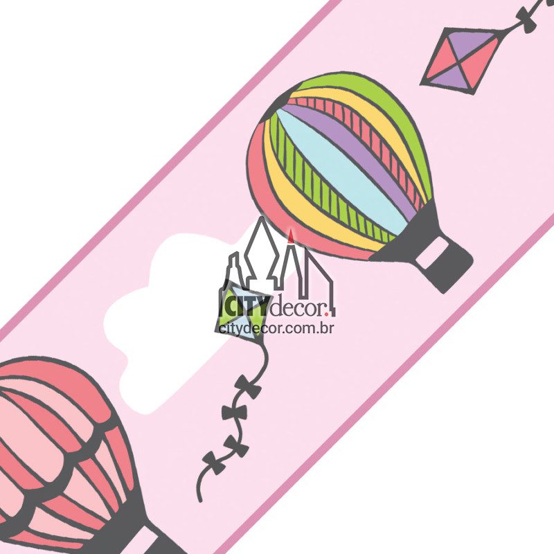 Faixa decorativa balões Faixa decorativa balões
