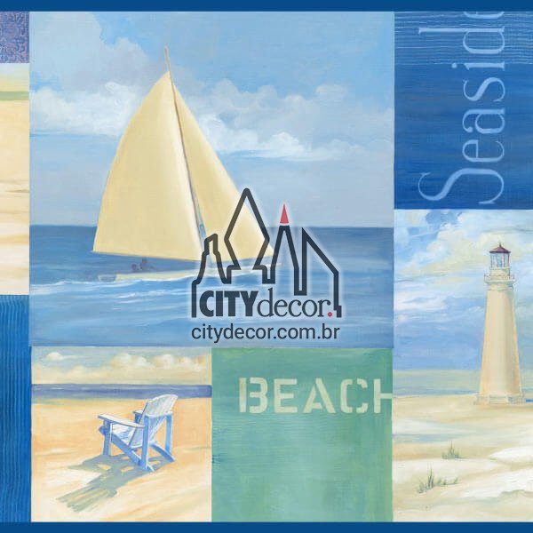 Faixa de parede Praia Faixa de parede Praia