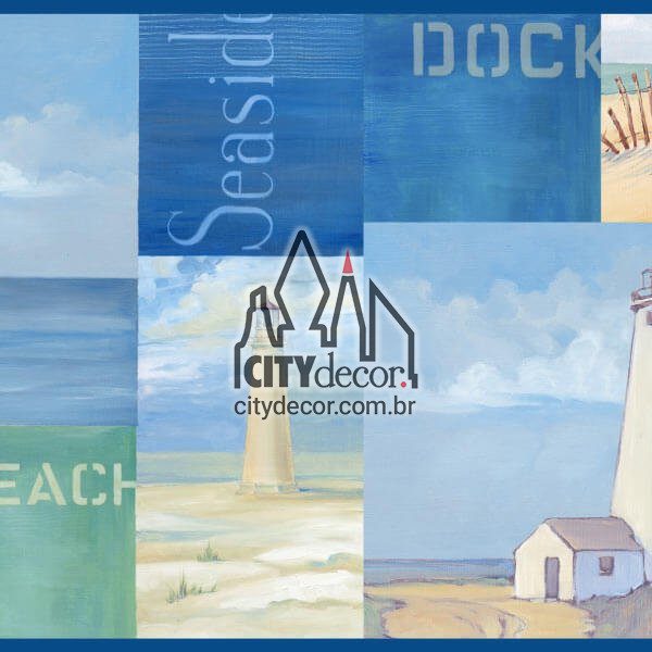 Faixa de parede border A Praia Faixa de parede border A Praia