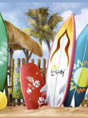 Faixa border de parede Pranchas de surf