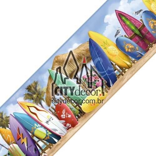 Faixa decorativa Pranchas de surf Faixa decorativa Pranchas de surf