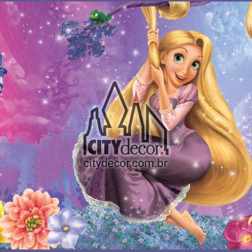 Faixa de parede Rapunzel Faixa de parede Rapunzel