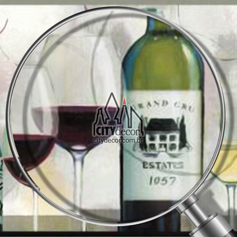 Faixa de parede vinho Faixa de parede vinho