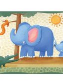 Faixa decorativa infantil safari