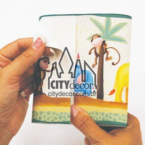 Faixa decorativa para quarto infantil bichinhos safari Faixa decorativa para quarto infantil bichinhos safari