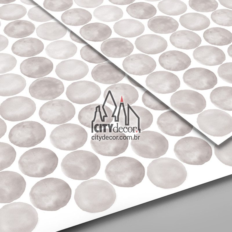 kit adesivo de parede bolinhas de aquarela cinza kit adesivo de parede bolinhas de aquarela cinza