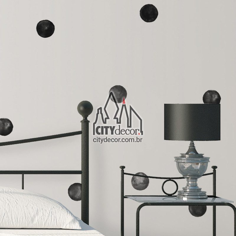 adesivo de parede bolinhas pretas aquarela adesivo de parede bolinhas pretas