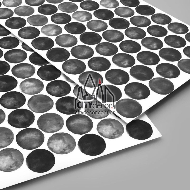 adesivo de parede confeti aquarelado preto adesivo de parede confeti aquarelado preto