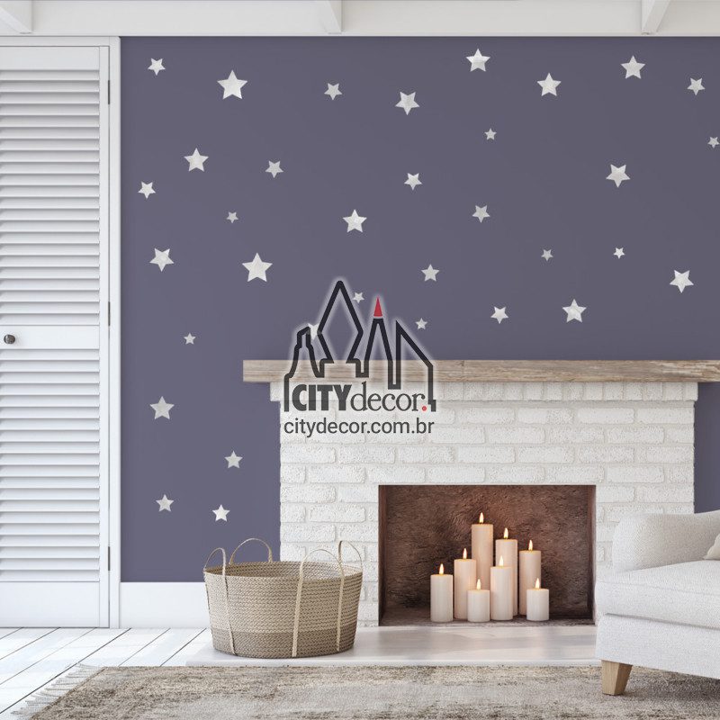 Adesivo de parede estrelas Adesivo de parede estrelas