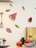 Adesivo de parede frutas vermelhas