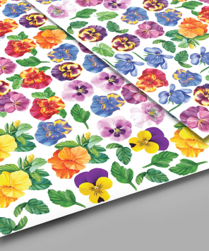Kit adesivo de parede flores coloridas