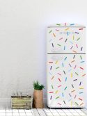 Adesivo de parede confetes granulado colorido