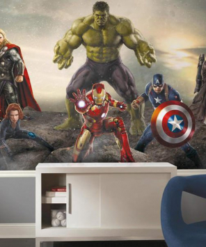 papel de parede infantil avengers