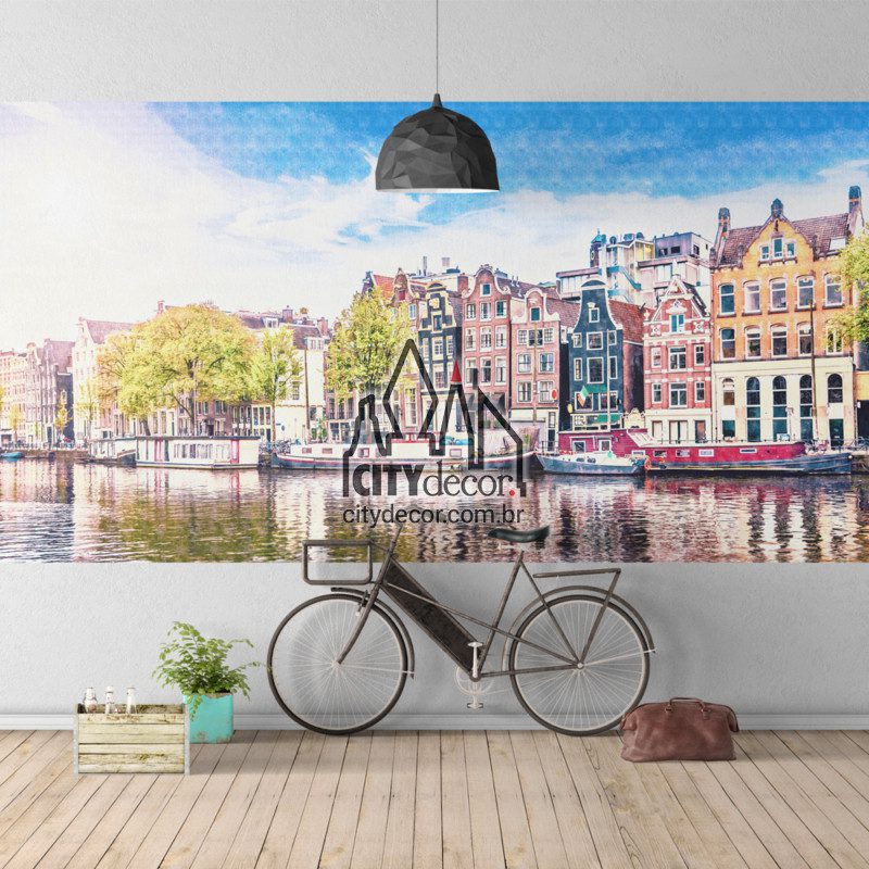 painel-fotografico-amsterdam-1 Painel fotográfico Amsterdam arquitetura holandesa