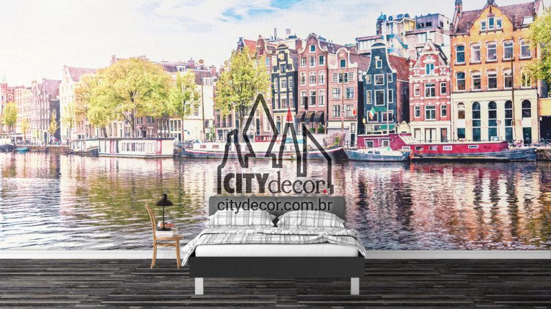 painel-fotografico-amsterdam-8 Painel fotográfico para quarto Amsterdam