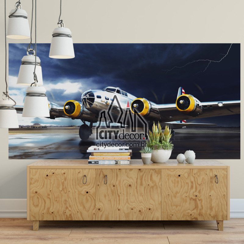 Painel fotográfico avião Painel fotográfico avião