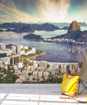 Painel fotográfico papel de parede Pão de Açúcar fundo cenográfico