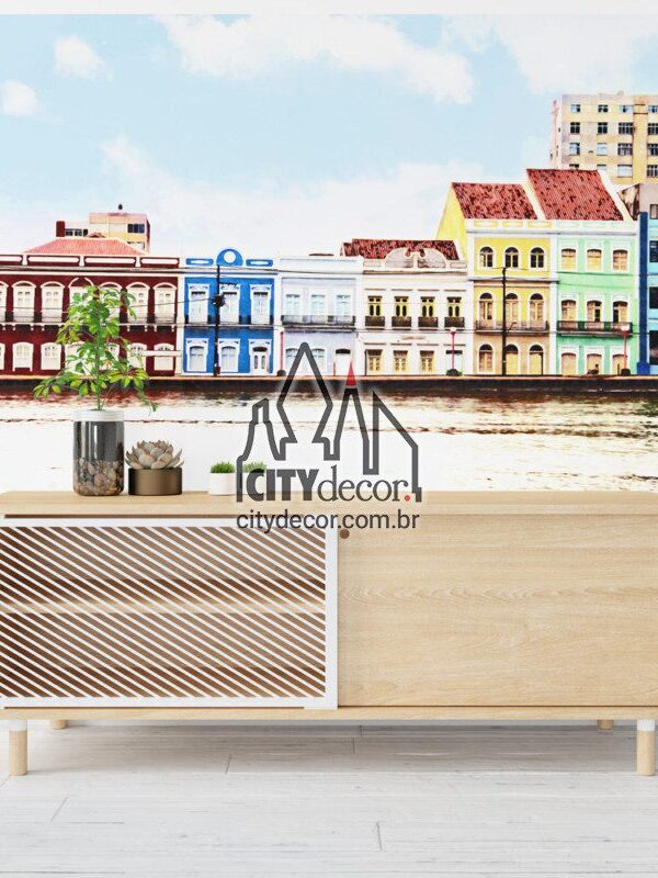 Painel fotográfico Rua da Aurora em Recife