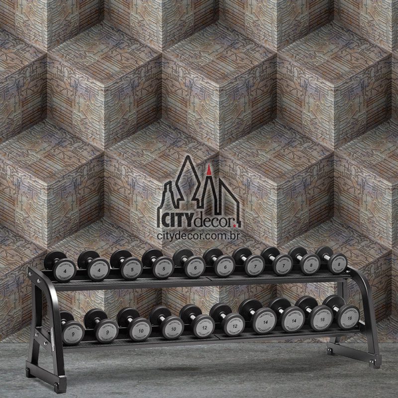 Adesivo papel de parede 3D cubos circuito elétrico Papel de parede 3D circuito elétrico metal