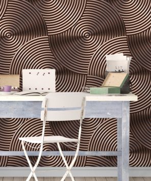 Papel de parede metal cobre