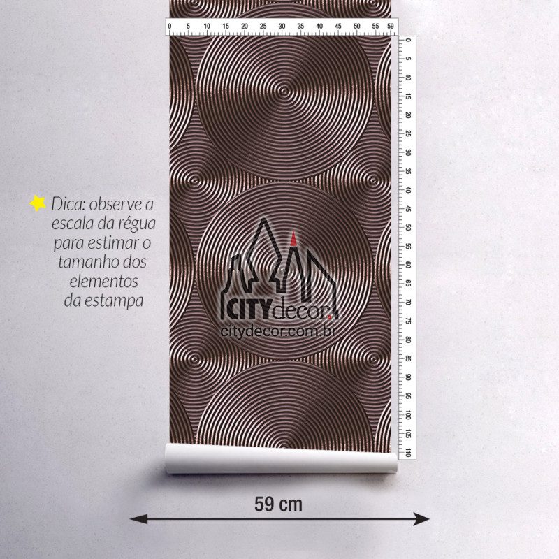 papel-de-parede-3d-circulos-metalicos-ferro-5