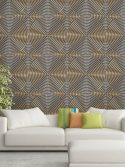 Papel de parede círculos dourados ouro