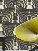 Papel de parede dourado 3d ouro velho