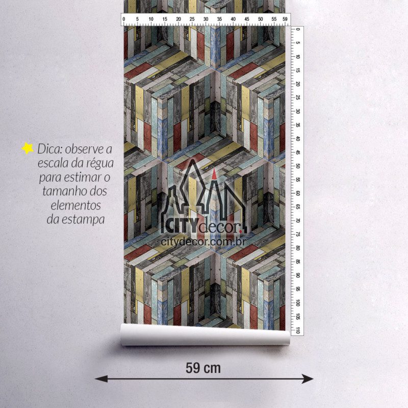 Papel de parede 3D madeira Papel de parede 3D madeira