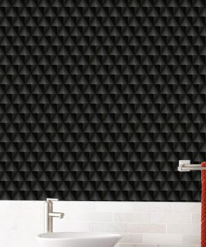 Papel de parede spikes preto