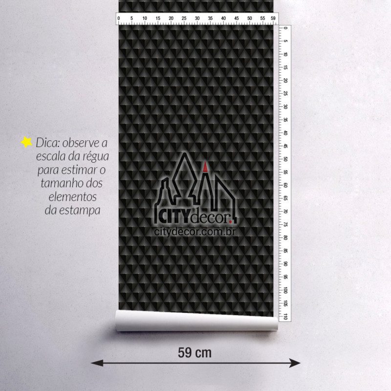 papel-de-parede-3d-spikes-preto-3