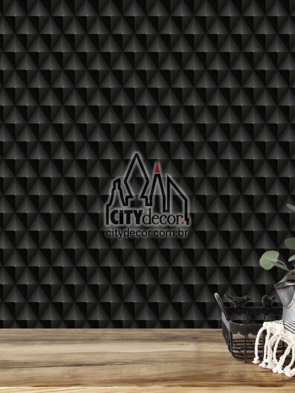 Papel de parede preto spikes