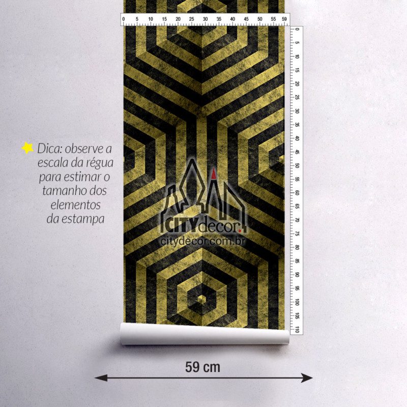 Adesivo papel de parede 3D acesso restrito