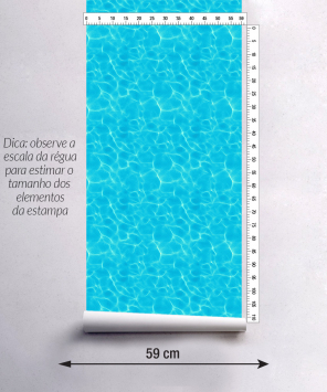Papel de parede piscina azul