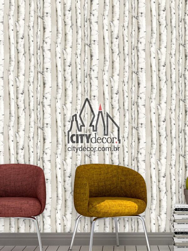 Papel de parede bege para sala