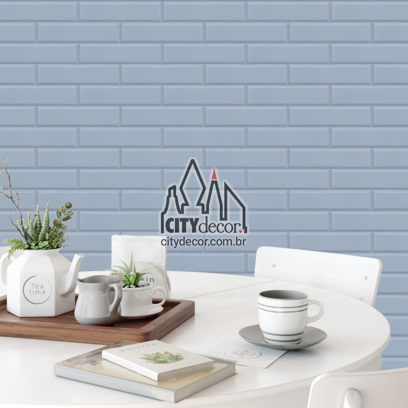 papel de parede azulejo metrô azul papel de parede azulejo metrô azul