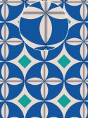 Papel de parede azulejo laguna detalhe