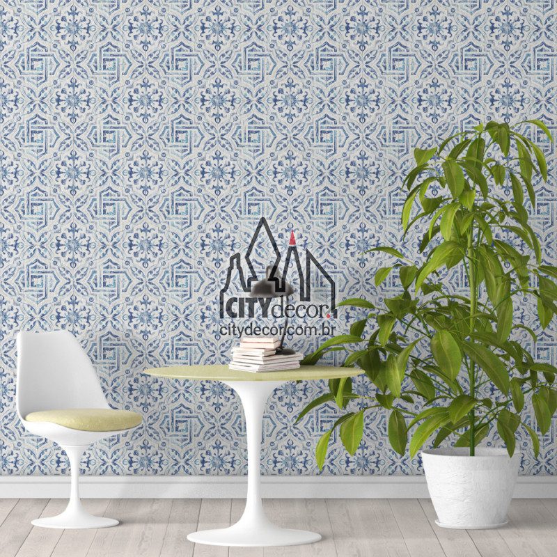 papel de parede azulejo português Madrid papel de parede azulejo português Madrid