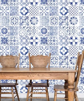 papel de parede azulejo português cascais