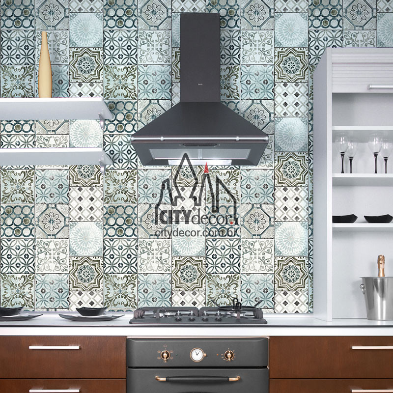 papel de parede azulejo vintage papel de parede azulejo vintage