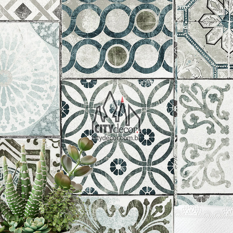 papel de parede azulejo San Jose papel de parede azulejo San Jose