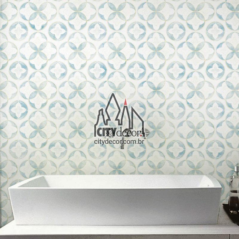 papel de parede azulejo azul e branco papel de parede azulejo azul e branco