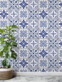 Papel de parede azulejo português viseu