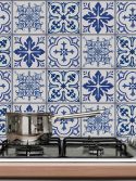 Papel de parede azulejo português viseu