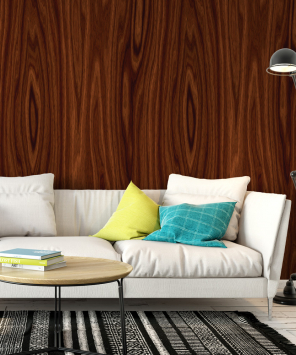 papel de parede madeira cabreúva escura