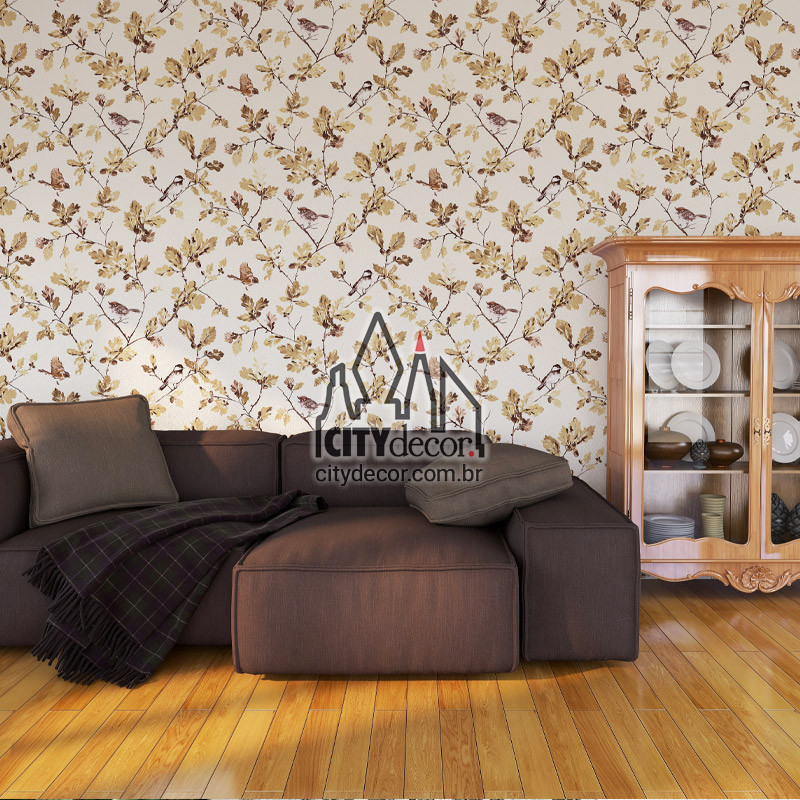 papel de parede sala árvores e passarinhos papel de parede sala árvores e passarinhos