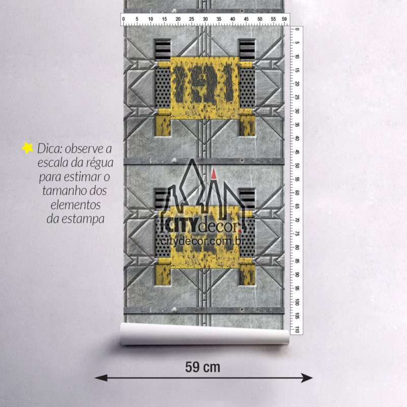Adesivo papel de parede central 191