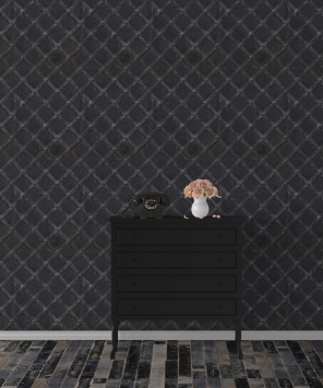 papel de parede chapa de metal preto