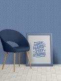 Papel de parede chapa de metal azul