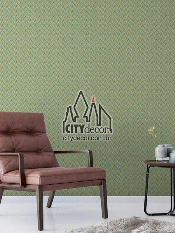 Papel de parede chapa de metal verde