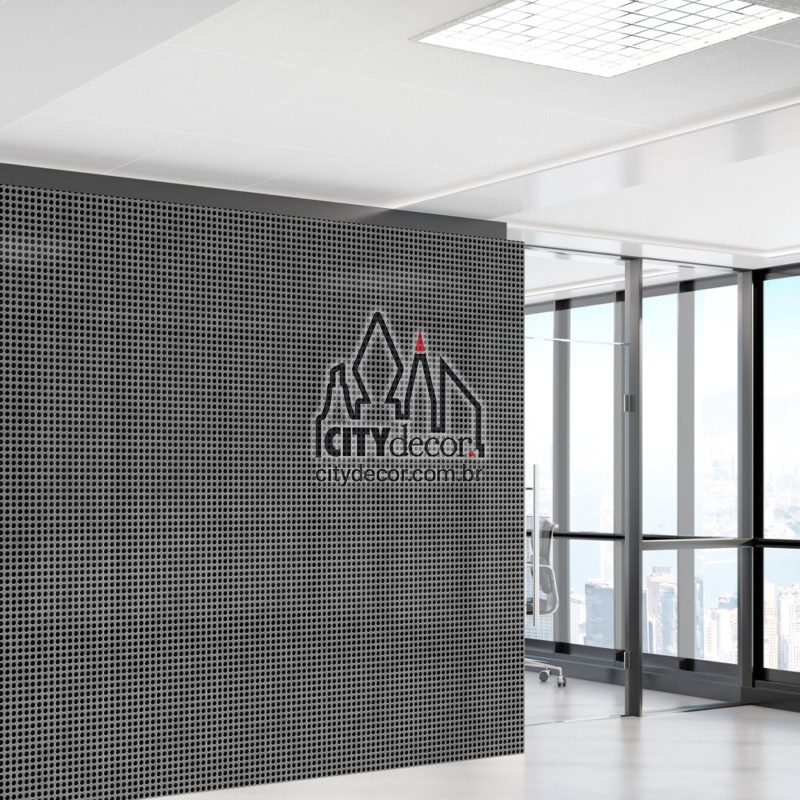 papel de parede metal perfurado cinza papel de parede metal perfurado cinza